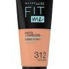 Fit Me Matte & Poreless Foundation Makeup - 30ml - 312 Golden