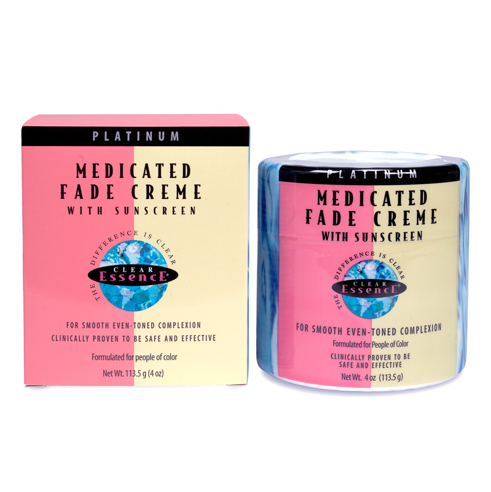 Clear Essence Platinum Medicated Fade Creme with Sunscreen (4 oz.)